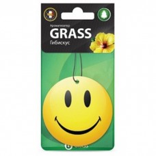 Картонный ароматизатор GRASS "Смайл" (гибискус)