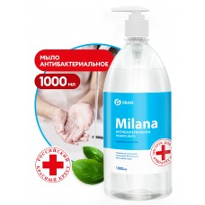 Жидкое мыло "Milana антибактериальное" с дозатором (1000 мл)