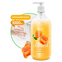 Крем-мыло жидкое увлажняющее "Milana" молоко и мед (1000 мл)