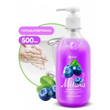 Крем-мыло жидкое увлажняющее "Milana" черника в йогурте (500 мл)