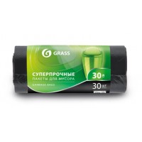 Мешок для мусора ПНД в рулоне 30 л. 55х46 10 мкр. (черный) (30 шт)