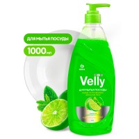 Средство для мытья посуды "Velly" Premium лайм и мята (1000 мл)