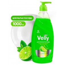 Средство для мытья посуды "Velly" Premium лайм и мята (1000 мл)